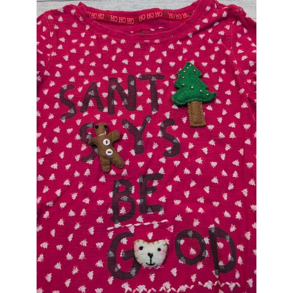 7 Next 3D Applique Long Sleeve Tee - Picture 2 of 5